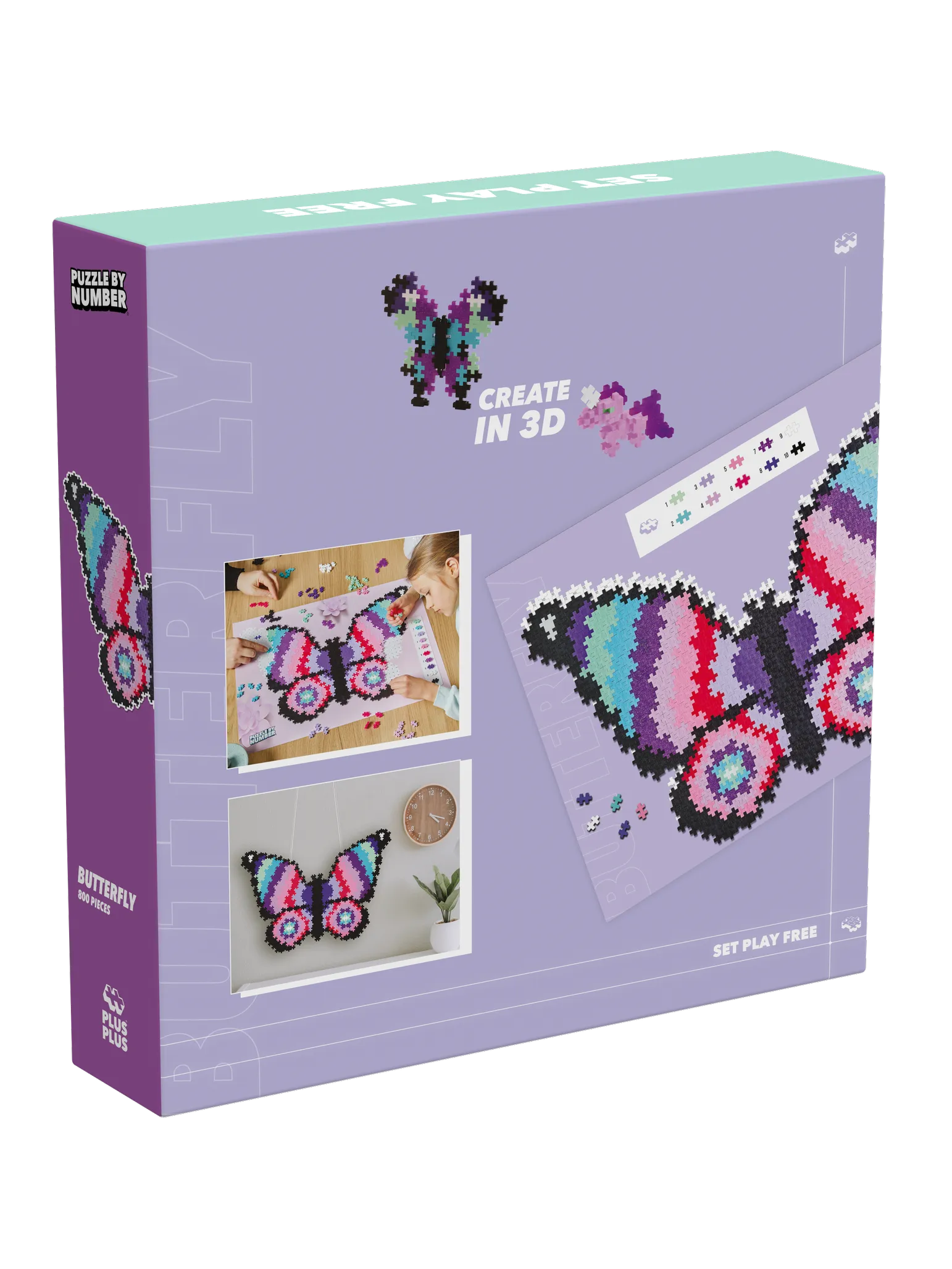 Puzzle By Number - Butterfly